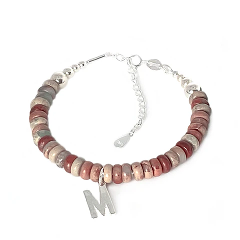 Pulsera Agalmatolite Inicial