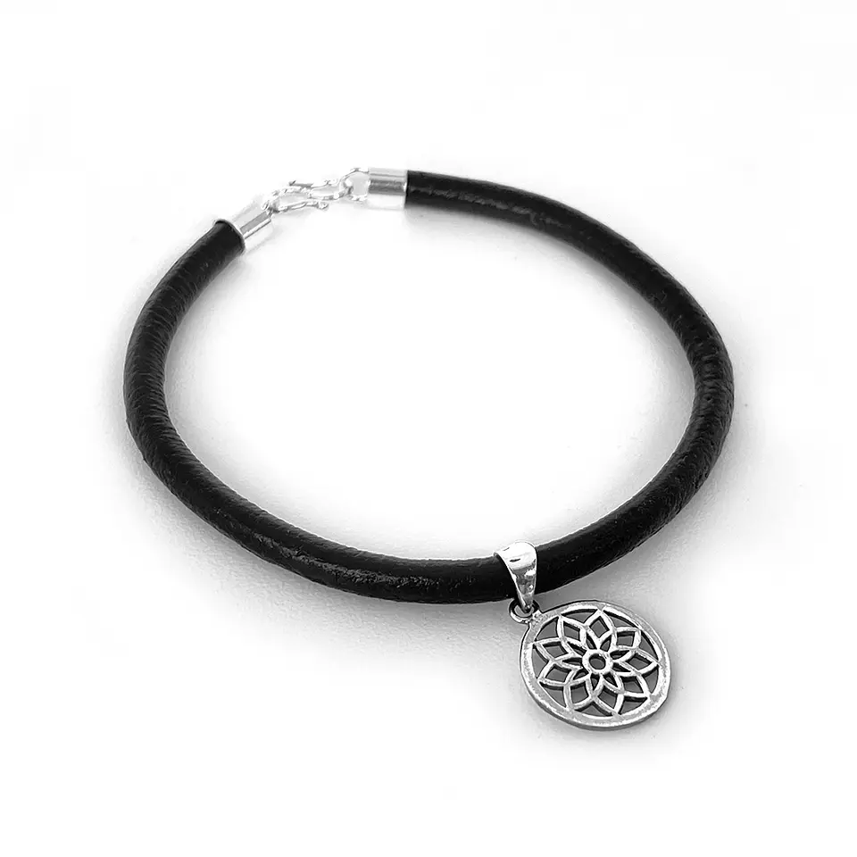 Pulsera Cuero Mandala 1