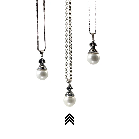 Collar Perla Loto Rolo