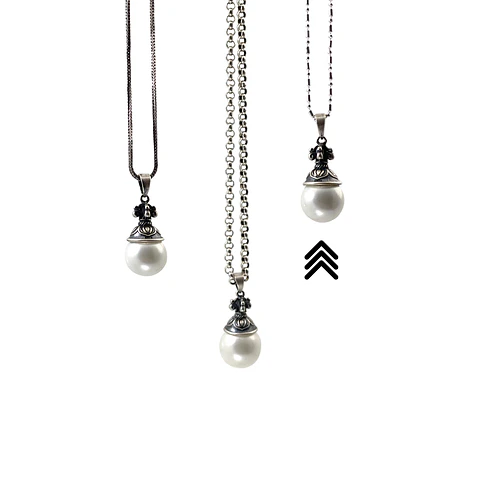 Collar Perla Loto Bolitas