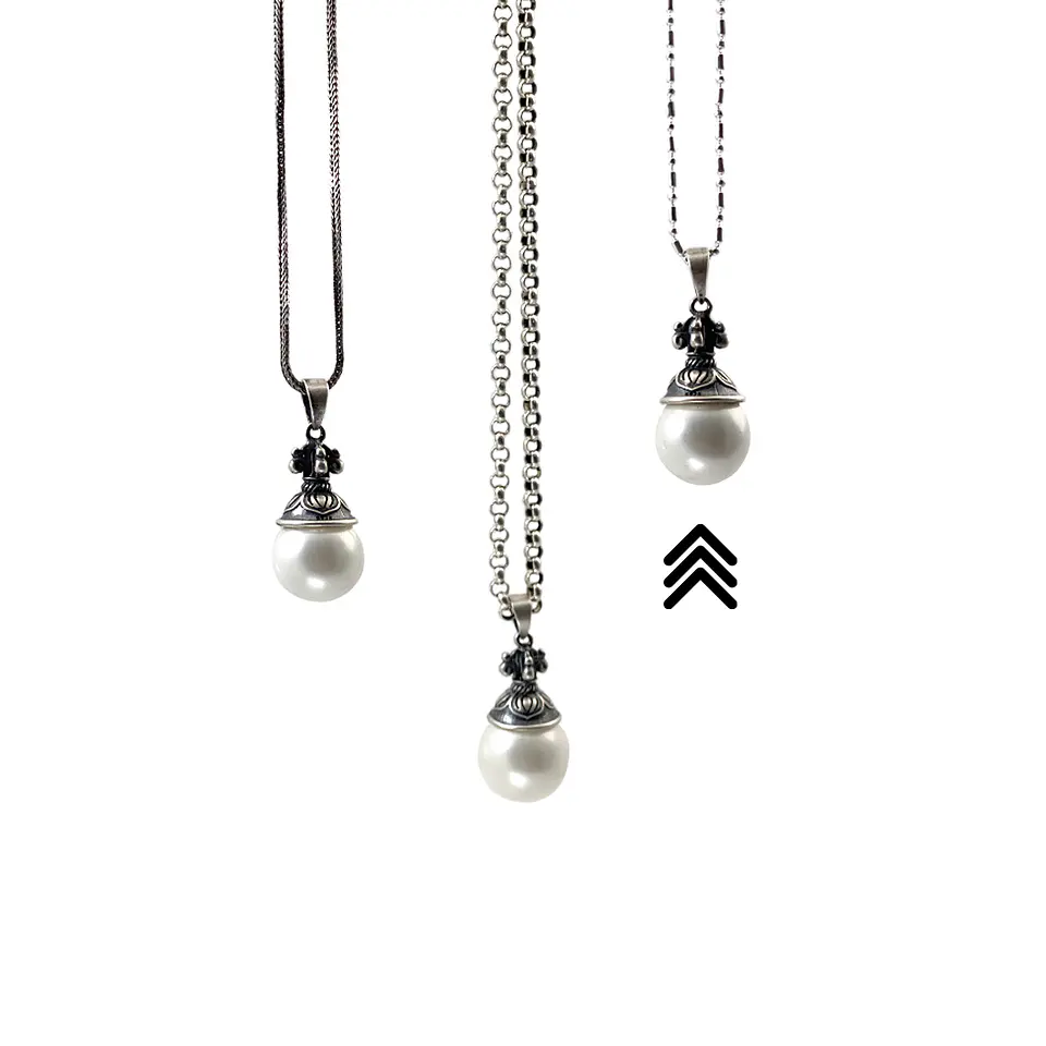 Collar Perla Loto Bolitas 1