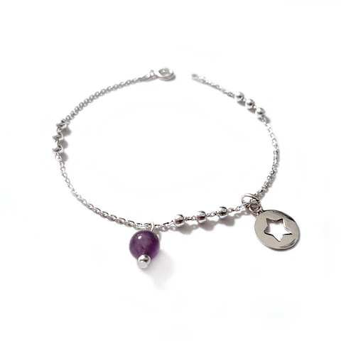 Pulsera Estrella Amatista