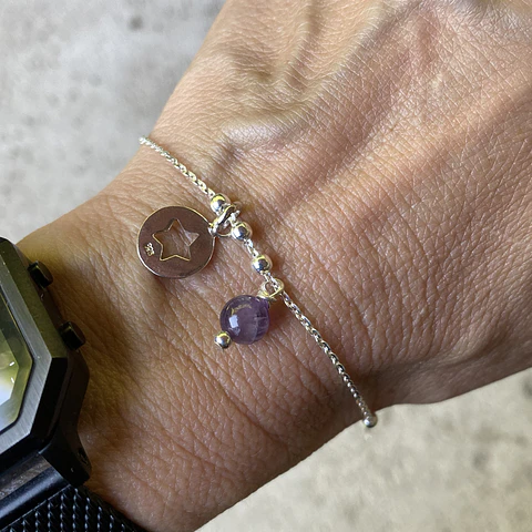 Pulsera Estrella Amatista