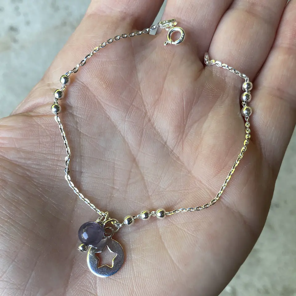 Pulsera Estrella Amatista 3