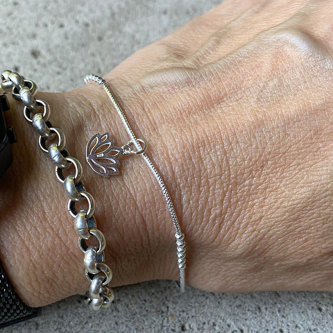 Pulsera Bolitas Lotus