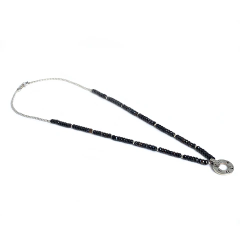 Collar Ágata Negra Mantra
