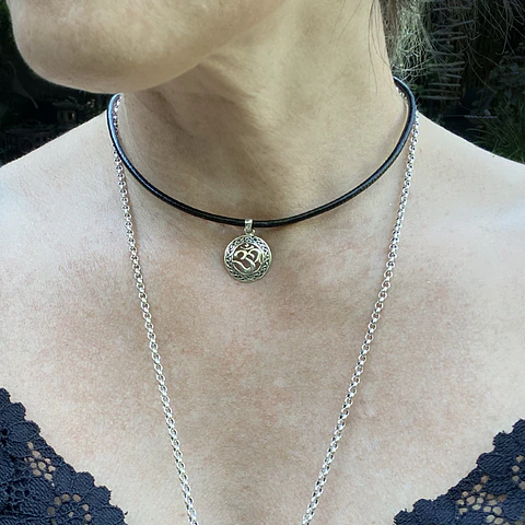 Collar Cuero OM