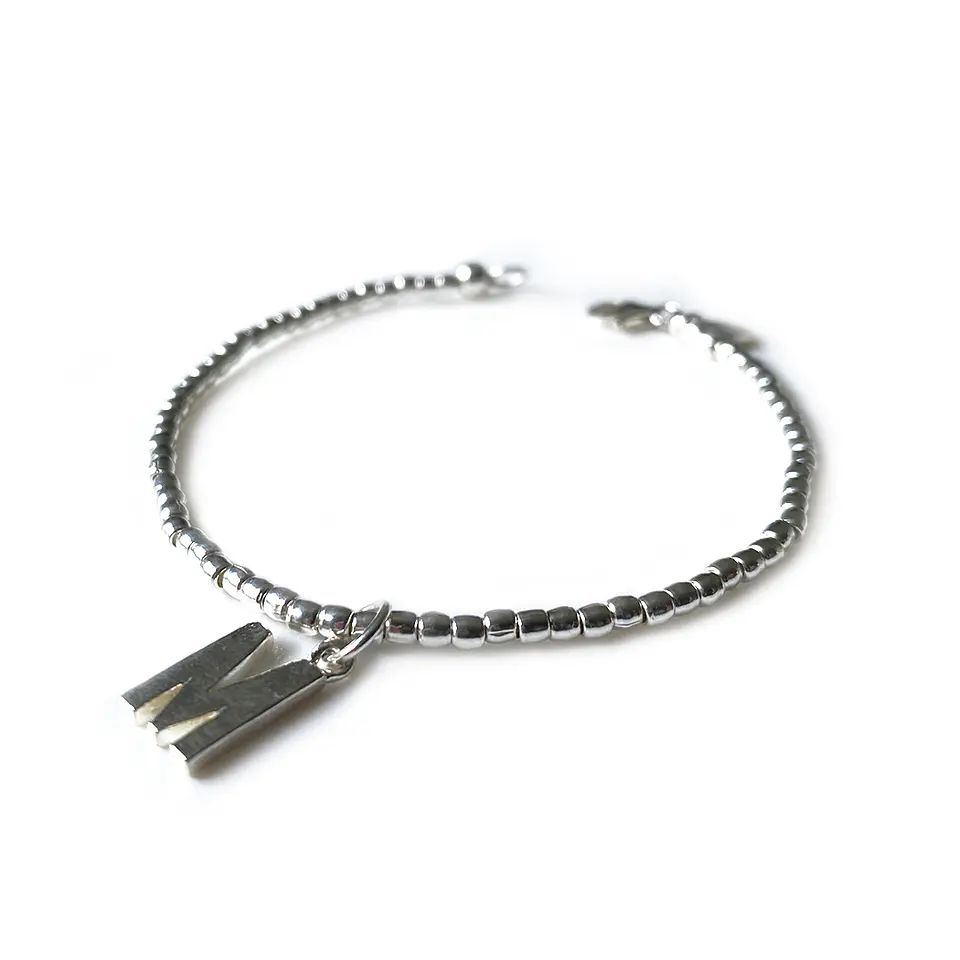 Pulsera Mostacilla Letra 2