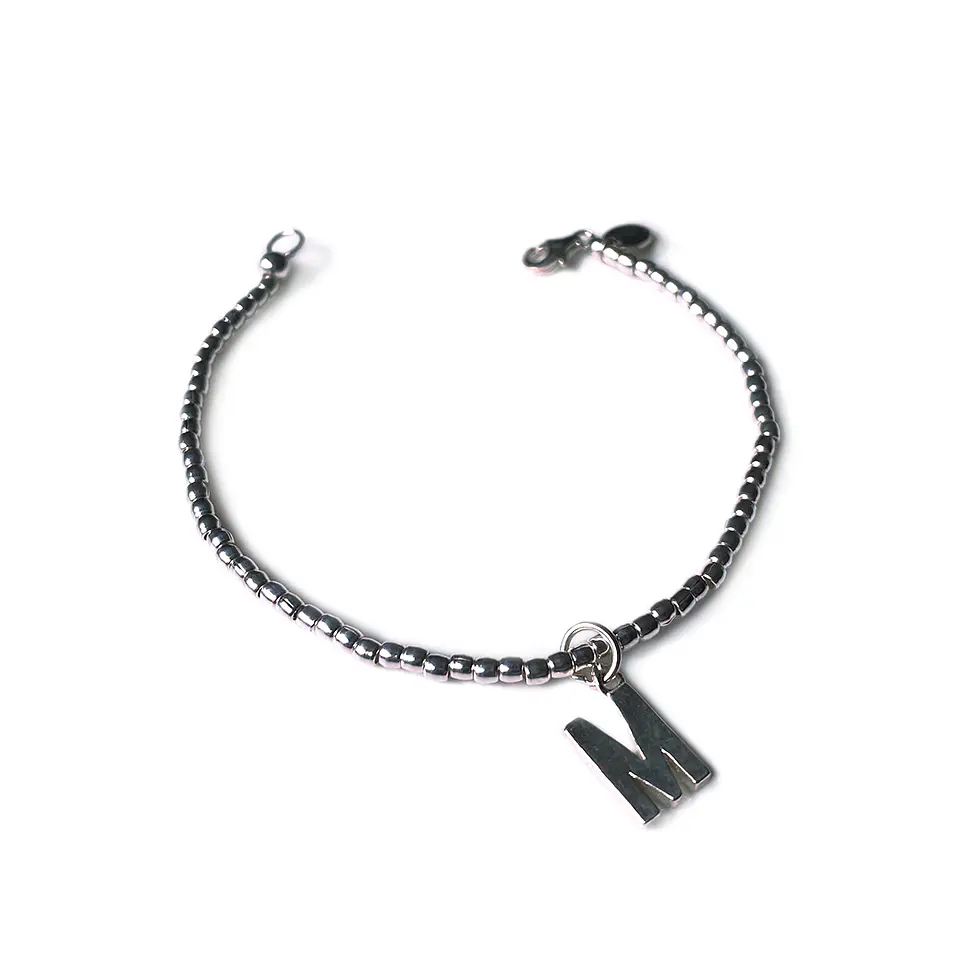 Pulsera Mostacilla Letra 3