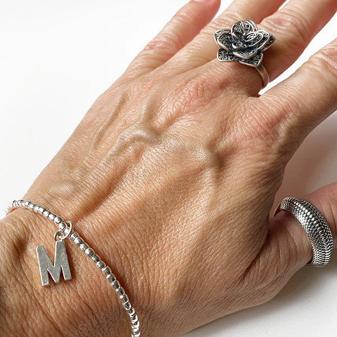 Pulsera Mostacilla Letra