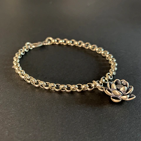 Pulsera Rolo Flor