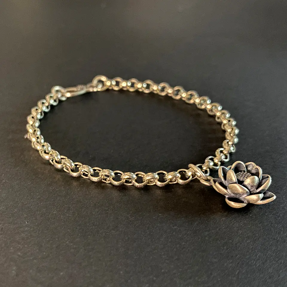 Pulsera Rolo Flor 1