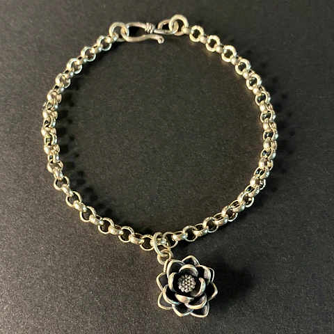 Pulsera Rolo Flor