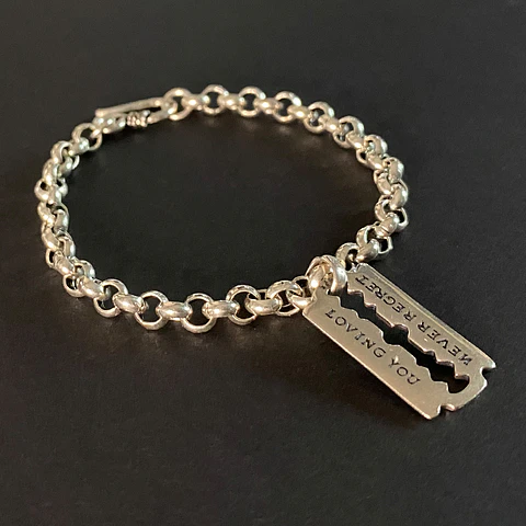 Pulsera Rolo Hoja Loving