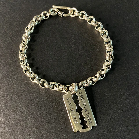 Pulsera Rolo Hoja Loving