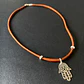 Collar Cuero Hamsa - Miniatura 1