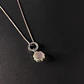 Collar Argolla Esfera Cuarzo Rosado - Miniatura 1