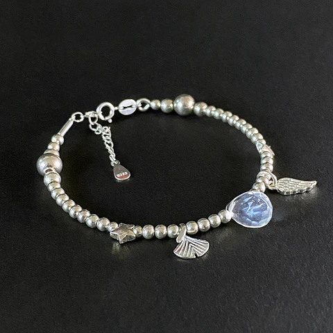 Pulsera Colgantes Cuarzo