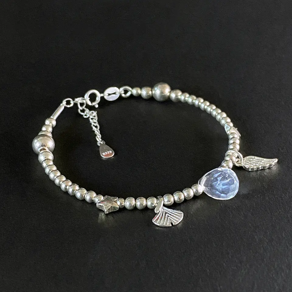 Pulsera Colgantes Cuarzo 1