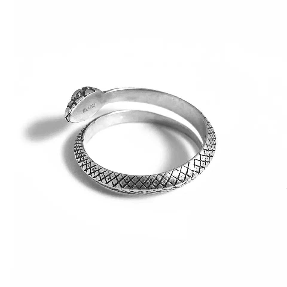 Anillo Serpiente Doble 4