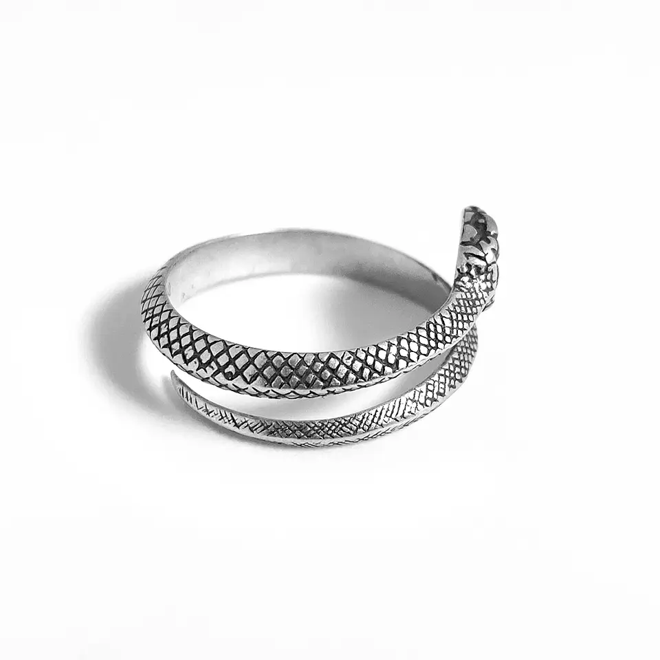 Anillo Serpiente Doble 3