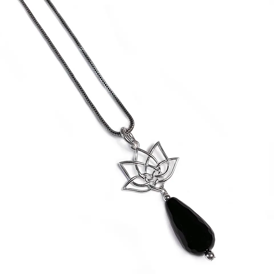 Collar Loto Gota Ónix 1