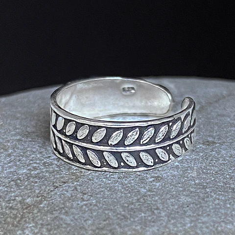 Anillo Midi Espigas