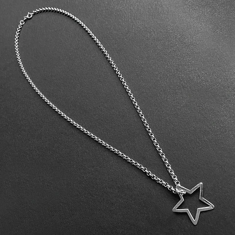 Collar Rolo Estrella Calada