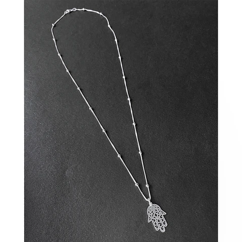 Collar Bolitas Hamnsa
