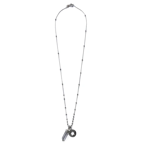Collar Bolitas Punta Cuarzo Estrella