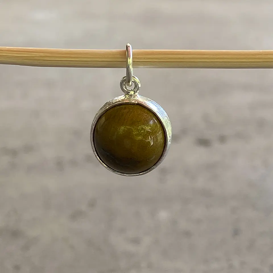 Colgante Esfera Ojo de Tigre Lisa 3