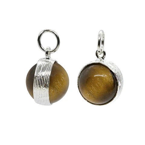 Colgante Esfera Ojo de Tigre Lisa