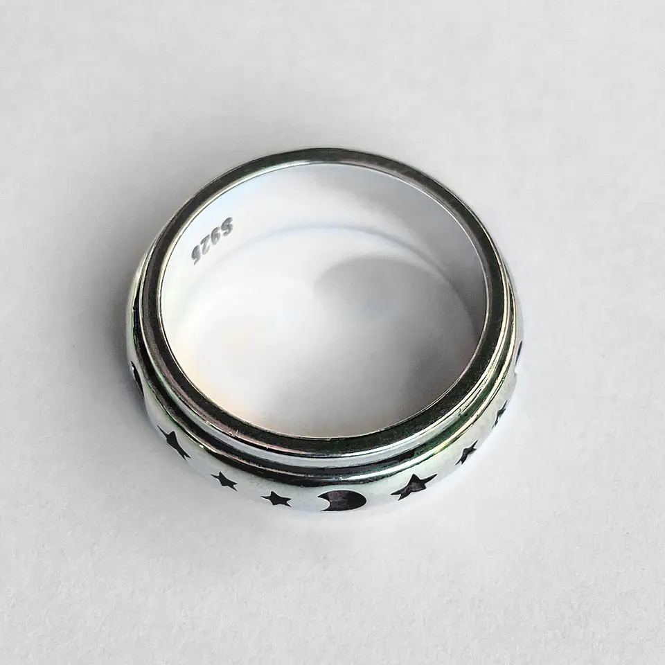 Anillo Estrellas Giratorio 5