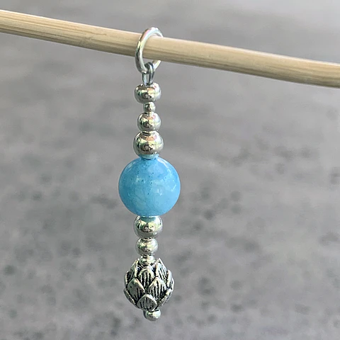 Colgante Loto Jade Turquesa