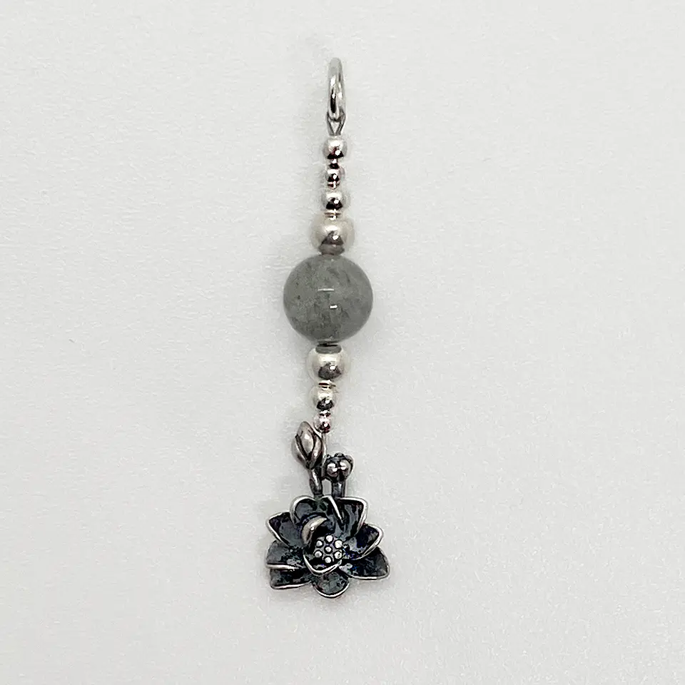 Colgante Flor Labradorita 3