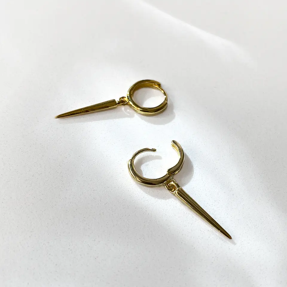 Aros Gota Oro 3