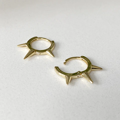 Aros Puntas Oro