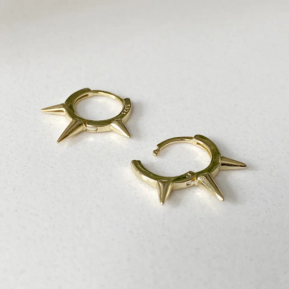 Aros Puntas Oro 1