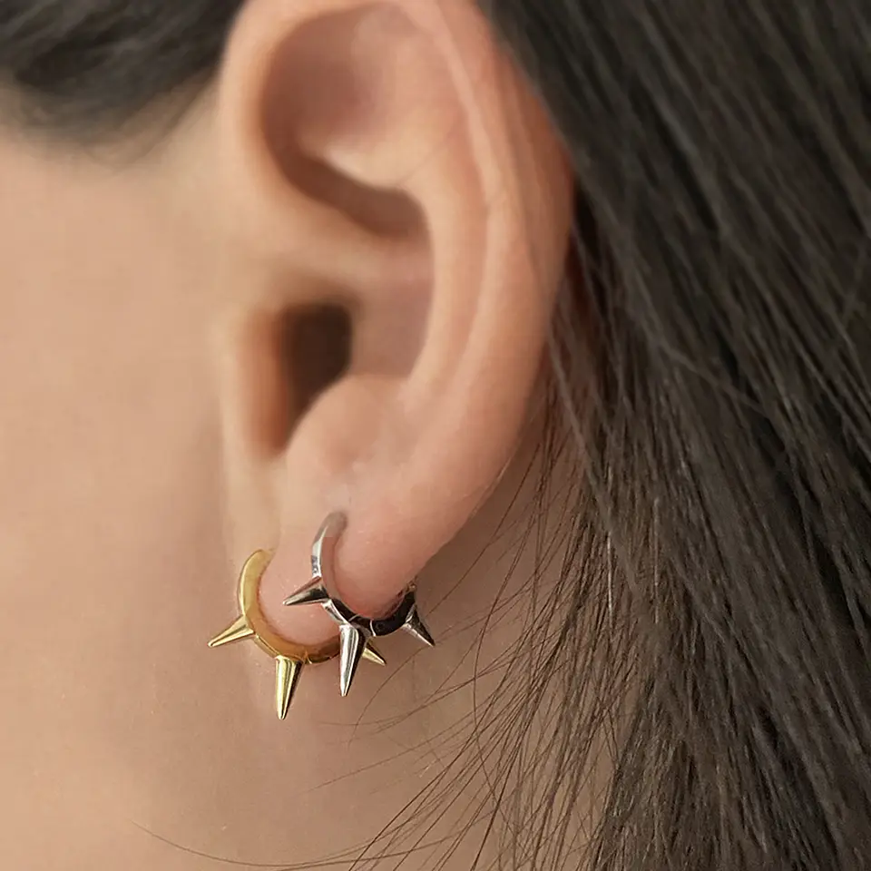 Aros Puntas Oro 5
