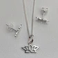 Conjunto Collar + Aros Loto - Miniatura 2