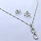 Conjunto Collar + Aros Infinito - Miniatura 1