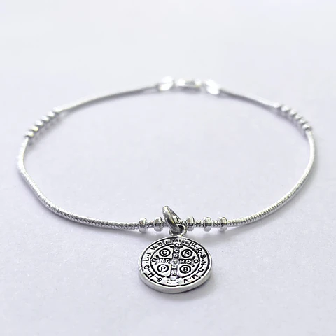 Pulsera Medalla San Benito
