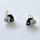 Aros Mini Corazón Yin Yang - Miniatura 3