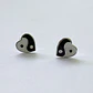 Aros Mini Corazón Yin Yang - Miniatura 1