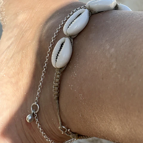 Tobillera Bola Plata