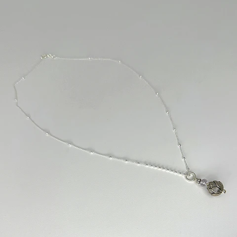Collar Amatista Facetada Loto