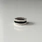 Anillo Miyuki Línea Negra - Miniatura 1
