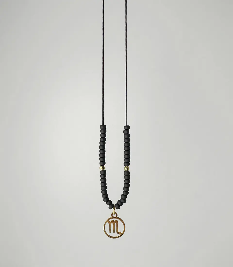 Collar Miyuki Signos Dorado 3