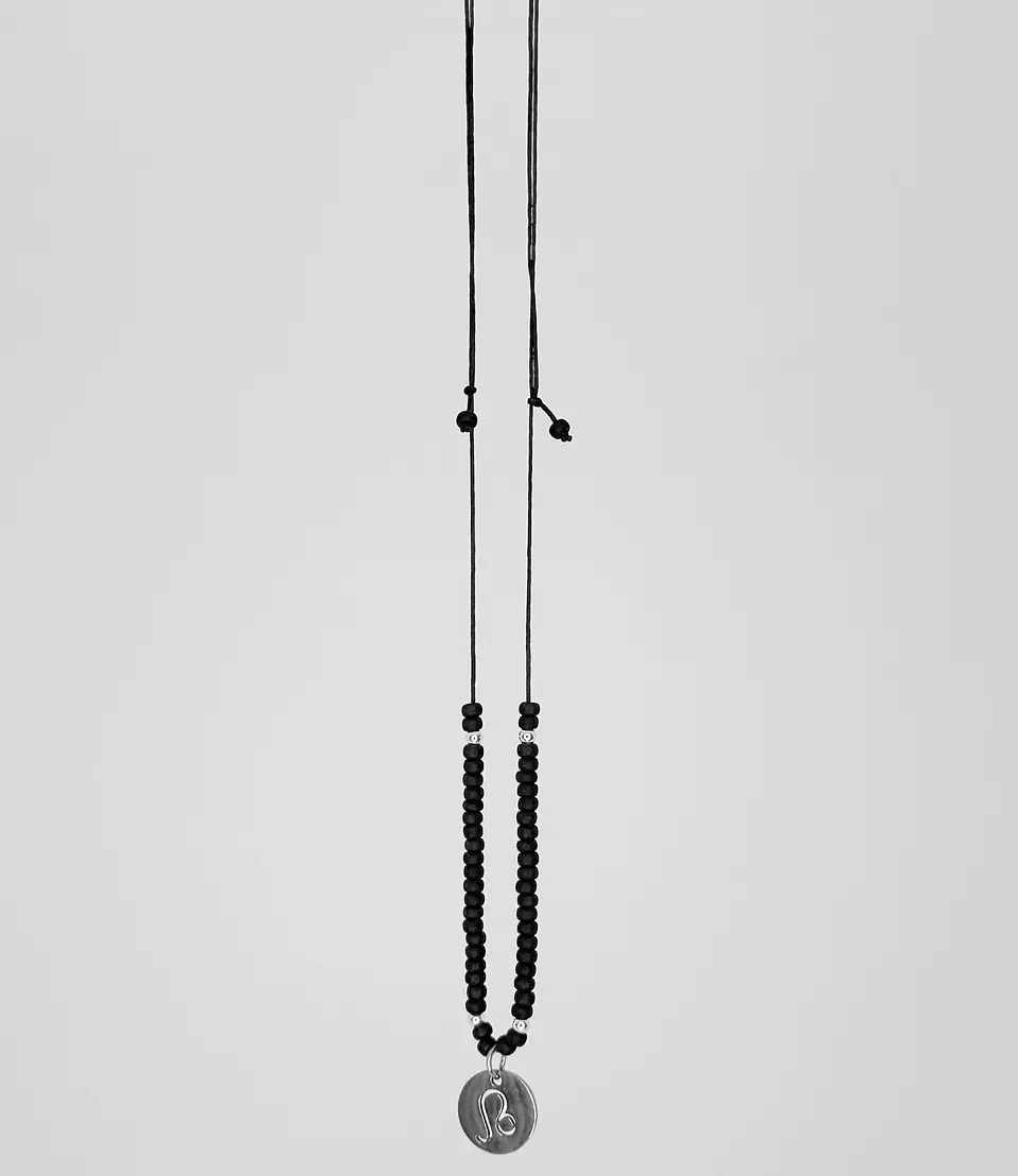 Collar Miyuki Signos Plateado 14