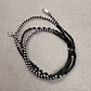 Pulsera Mostacillas Miyuki Negro/Plata - Miniatura 5